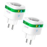 NOUS A7Z ZigBee Smart Socket met Energiemonitoring, 16A, App en Stembediening, Timer en Schema's, Compatibel met Alexa, Google Home, Home Assistant, Tuya, Vereist ZigBee Hub