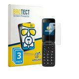 BROTECT Screenprotector 3 Stuks voor Panasonic KX-TU410 Beschermglas Transparant