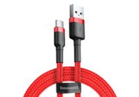 Baseus Cafule USB-A naar USB-C kabel 0,5m Rood