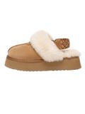 Everau Wagtail Slippers Light Brown