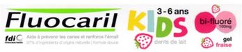Fluocaril Kids Bi-Fluoride Tandpasta Aardbeiensmaak 3-6 jaar 50 ml
