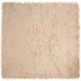 vidaXL Imitatie schapenvacht vloerkleed TAFALLA Beige 120 x 120 cm