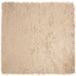vidaXL Imitatie schapenvacht vloerkleed TAFALLA Beige 120 x 120 cm