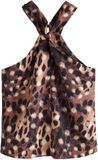 Next - Dames - Top met halterhals - Dierenprint