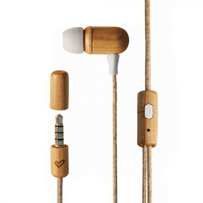 Energy Sistem Eco Cherry Wood In-ear Headphones - Wood