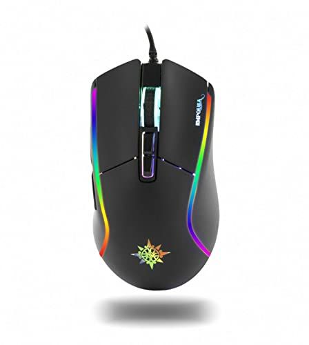 Inca IMG-343 - Muis - Zwart - 6400 DPI - Bedraad