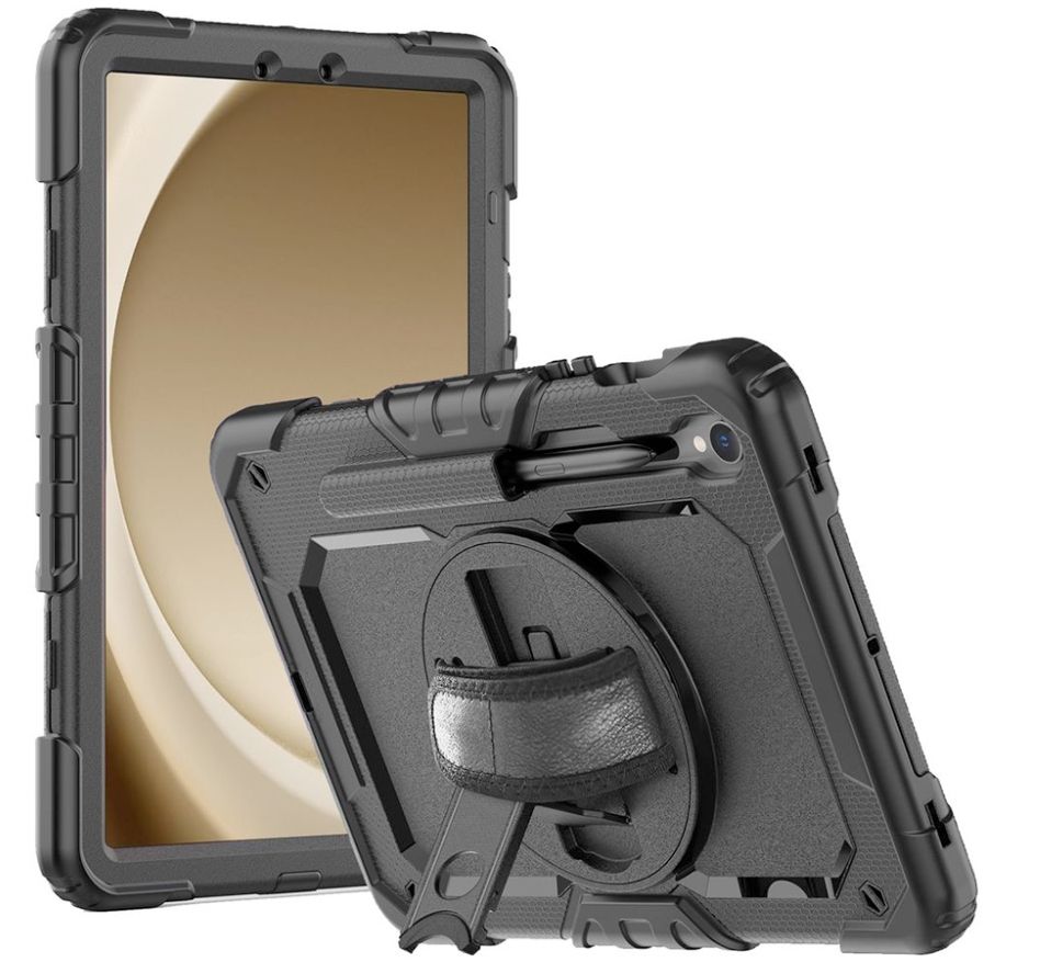 Samsung Just in Case Samsung Galaxy Tab S9 FE+/S9+ Rugged Case - Black