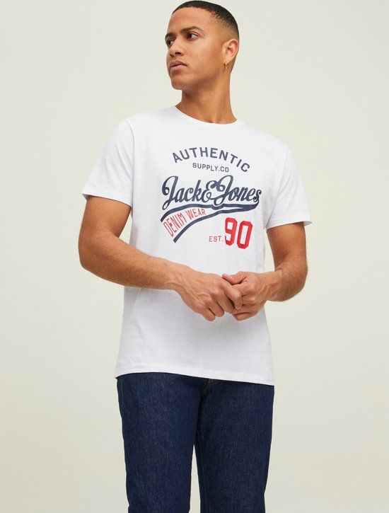 JACK&JONES JJETHAN TEE SS CREW NECK T-shirt - Black - Men - Size XL