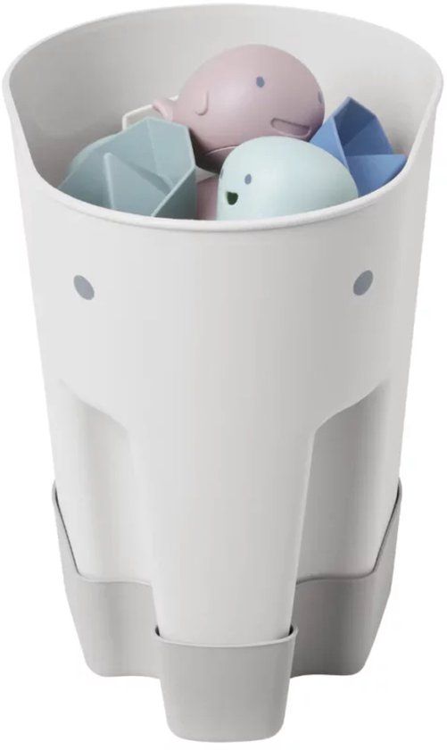 Shnuggle Ellie Opberger voor Badspeelgoed – Badspeelgoed Organizer – Sneldrogend – Met Zuignappen – Badkamer Opbergsysteem