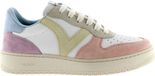 Victoria Leren sportschoenen Dames Wit