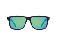 RedBull SPECT MAZE zonnebril Rechthoekig Unisex Zwart Gepolariseerde lens Paars