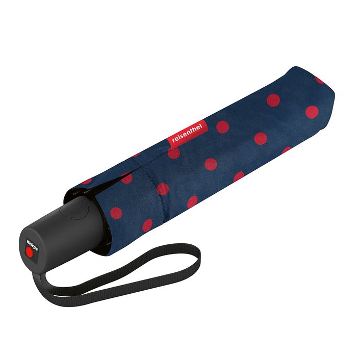 Umbrella Pocket Duomatic opvouwbare paraplu - Mixed Dots Red