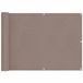 vidaXL Balkonscherm Taupe 75 x 200 cm Rechthoekig