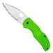 Spyderco Native 5 Salt C41SGR5 couteau de poche - Vert FRN - LC200N - Modèle 2023
