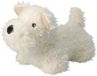 Home & Styling Deurstopper - Puppy hondje - wit - polyester