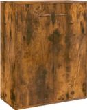vidaXL Dressoir 60x30x75 cm bewerkt hout gerookt eikenkleurig