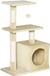 mh gmbh Poteau griffoir avec Sisal avec Jouet pour Chat en Peluche Douce - 30x50x81cm