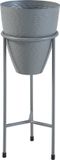 en.casa Plantenstandaard Asten 40,5x16 cm gris