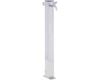 vidaXL Waterzuil vierkant 100 cm roestvrij staal