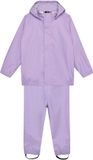 Color Kids PU Regenpak Junior Unisex Paars Polyester Waterdicht Winddicht Maat 110