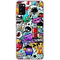 Samsung Galaxy A41 Graffiti 2 Bedrukt siliconen hoesje