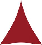 vidaXL - Zonnescherm - Driehoekig - 4x5x5 m - Oxford Stof - Rood