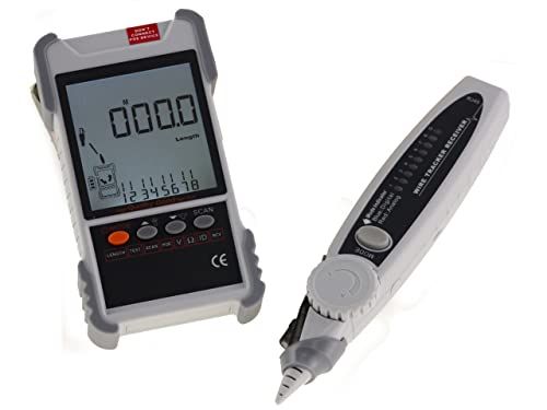 KALEA INFORMATIQUE Professionele digitale LCD-netwerktester - RJ45, RJ11, POE, zaklamp - VP616