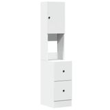 vidaXL Keukenkast 35x50x180 cm bewerkt hout wit