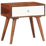 vidaXL Table d'appoint 45x30x45 cm bois d'acacia massif