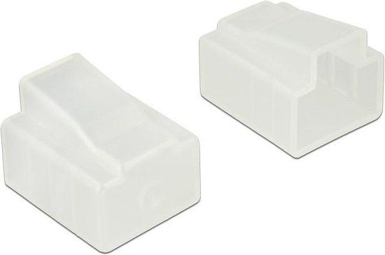 Delock RJ45 Connector Covers - 10 Pack - Transparent