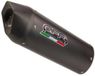 GPR Exclusive Furore Evo4 Mt 125 21 Euro 5 Cat Gehomologeerd Compleet Uitlaatsysteem Zwart Homologated