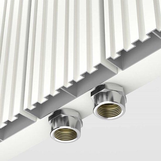 Maxaro Aluminium Designradiator Uranus Wit 999 Watt 47x120cm Verticaal