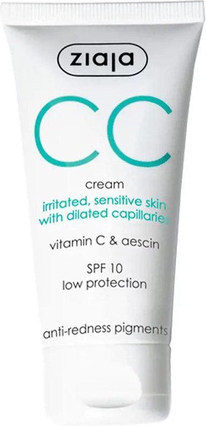 Ziaja Cc Cream Correctora Para Pieles Irritadas Y Sensibles 50 Ml
