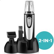 LECTRIK Neustrimmer - 2 in 1 Neus en Oortrimmer – Neushaartrimmer - Oorhaartrimmer – Baardtrimmer - Dames en Heren – Draadloos – Grooming