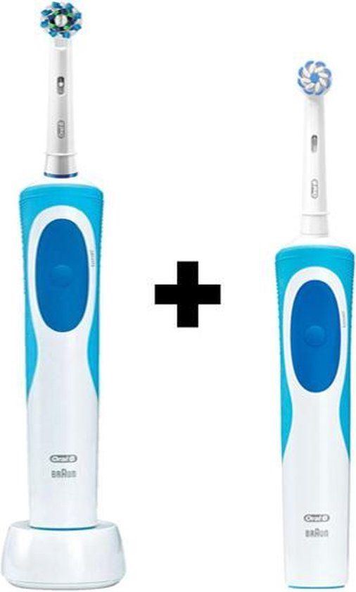 Oral-B Vitality Starter Pack Cross Action + Extra Body - Elektrische tandenborstel - Blauw/Wit