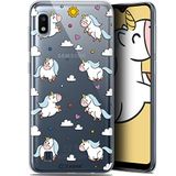 Beschermhoesje Caseink Beschermhoes voor Samsung Galaxy A10, motief: Fantasia eenhoorn in The Sky