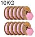 PLA filament 3D - PLA mat, 1,75 mm - Bobine de 10 kg - Compatible imprimantes 3D FDM - Bobine sans enchevêtrement - Rose