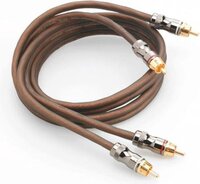 Focal ER1 - RCA Kabel - 1 Meter - Bruin - Voor auto