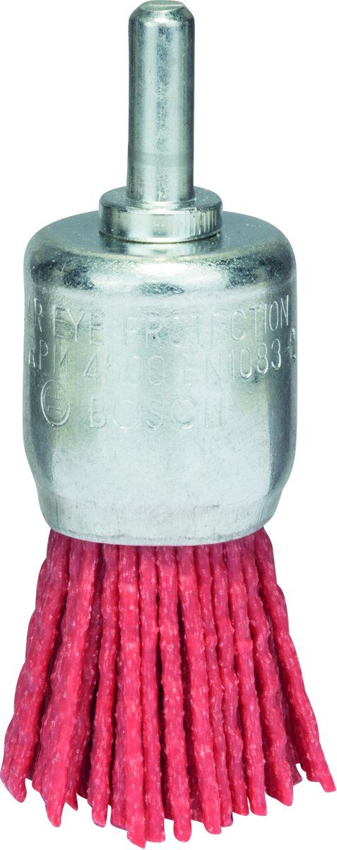Bosch - Penseelborstel voor boormachines - nylondraad met korund schuurmiddel K80, 25 mm 25 mm, 1 mm, 4500 o.p.m