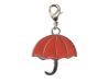 INNSPIRO NICE CHARMS metalen hanger paraplu rood met karabijnhaak 24x25mm 25u, 9x18mm.