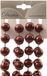 Decoris Kralenketting Plastique XXL Ossenbloed dia2x270cm