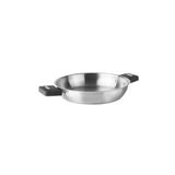 Lacor - 56732 - behuizing voor combi-pan, roestvrij staal 18/10, binnencoating, sandwich-thermoleerbodem, 4 liter, stapelbaar, geschikt voor inductie, ovenvast, vaatwasmachinebestendig, Ø 32 cm