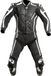 MUGENRACE RC-Viale Due Noir Blanc Combinaison Moto en Cuir Perforée 2 Pièces Taille 52