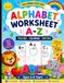 Alphabet Worksheet A-Z for Kids: Tracing, Coloring and Learning Activities for Preschool and Kindergarten | Ages 3-6