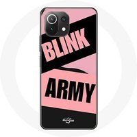 Maniacase Hoesje voor Xiaomi Mi 11 Lite BTS ARMY en Blackpink Blink Rose Noir