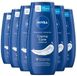NIVEA Douchecrème Care - 6 x 250 ml - Voordeelverpakking