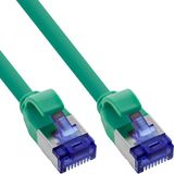 InLine SFTP CAT6a slimline flexibele netwerkkabel | TPE LSZH | groen | 25 meter