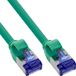 InLine SFTP CAT6a slimline flexibele netwerkkabel | TPE LSZH | groen | 25 meter