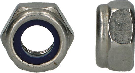 pgb-Europe PGB-FASTENERS Zeskantborgmoer DIN 985 M24 A2 | 25 st
