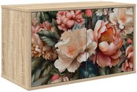 vidaXL Wandgemonteerd TV-meubel BORNE 69 x 33 x 40 cm Sonoma Eiken